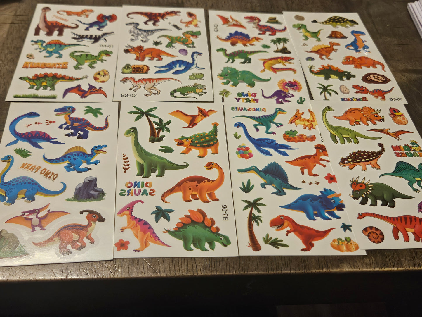 Dinosaur Temporary Tattoos