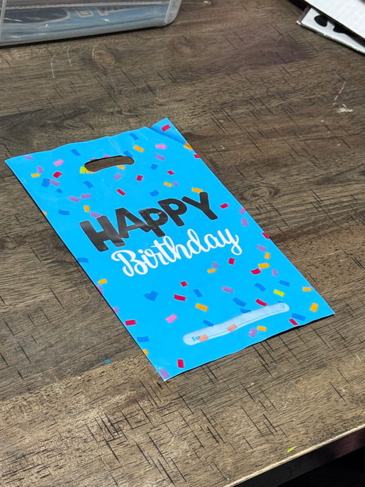 Confetti Happy Birthday Bags.